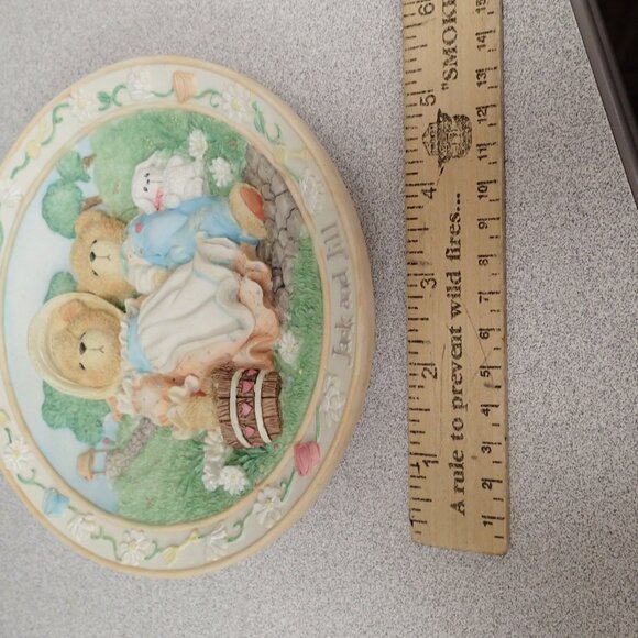 Cherished Teddies Plate- Jack and Jill  Our Friensdhip Will Never Tumble - Picture 5 of 5
